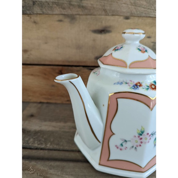 Lefton Dining Vintage Lefton China Teapot In The Canton Rose